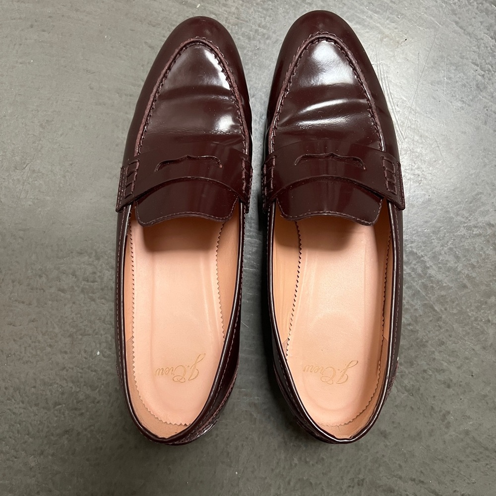 J. Crew Women’s Burgundy Loafers